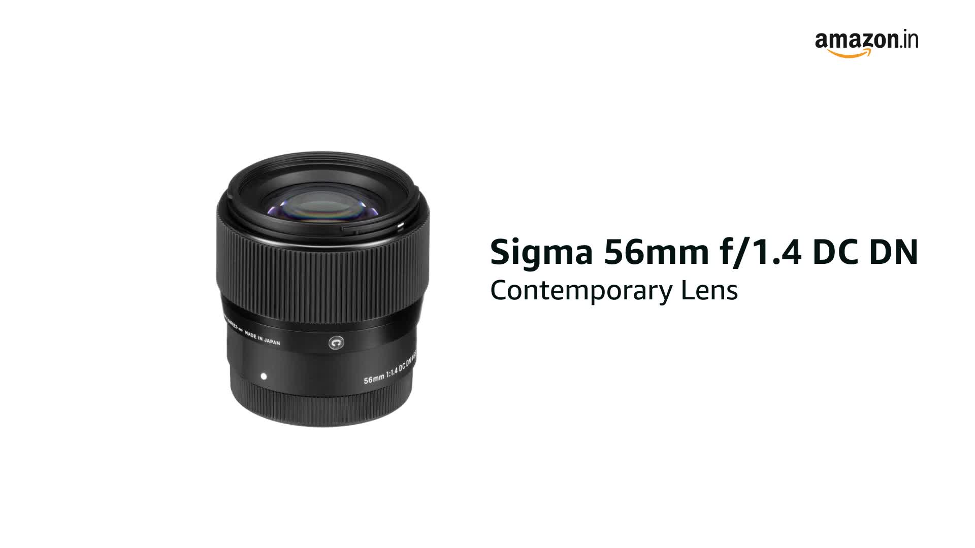 Sigma 56mm F/1.4 DC DN Contemporary Lens for E-Mount Mirrorless